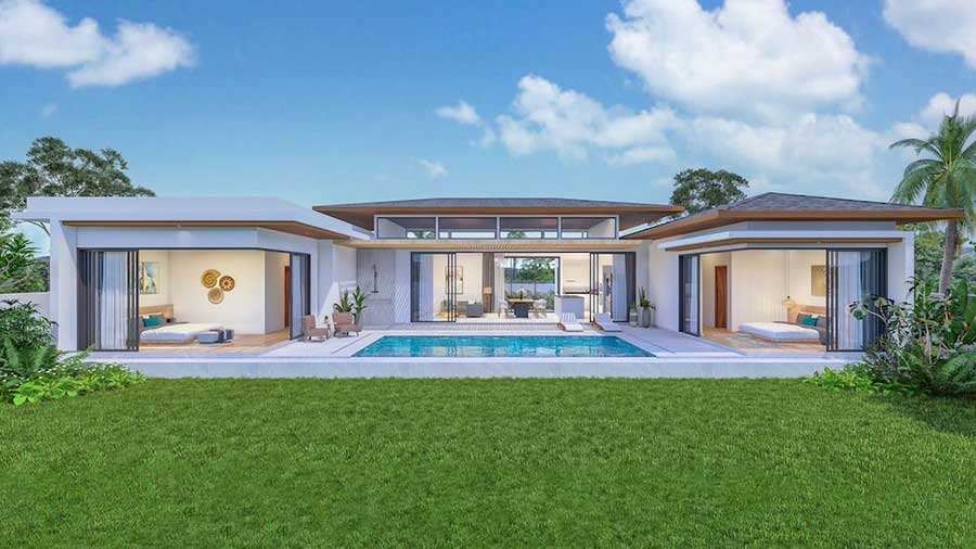 New Contemporary Garden Pool Villas, Bo Phut